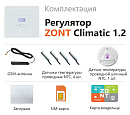 ZONT Climatic 1.2 Погодозависимый автоматический GSM / Wi-Fi регулятор (1 ГВС + 2 прямых/смесительных) с доставкой в Новокуйбышевск